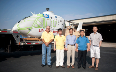 First civilian operated EMS aircraft for Republic of Korea