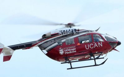 New medical helicopter arrives at UChicago Medicine